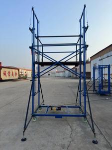 Échelles de levage électriques de fabrication chinoise plates-formes d'échafaudage cadres télescopiques mobiles élingues à chaîne palans en acier - Product Image 5