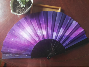 Nuevo Abanico Plegable de Mano de Plástico Personalizado de 30 cm con Diseño de Hadas, Duradero, para Regalo Empresarial, 2024 - Product Image 3