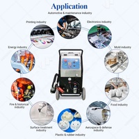 Machine de nettoyage cryogénique à jet de glace sèche pour le décontamination de moules, de l'industrie allemande Nettoyage Cryogénique Blast Mould Clean Machine Trans