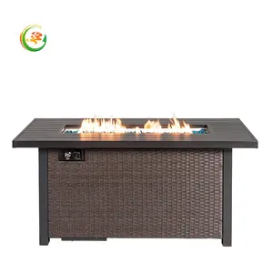 Outdoor Fire Pit Furniture Garden Decoration Gas Burning Fire Pits Garden Patio Smokeless Barbecue Fireplace Heater