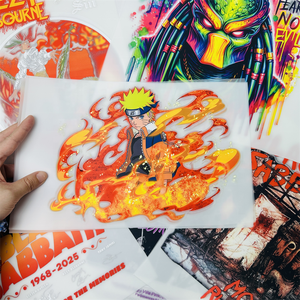 Comic Bügelbilder DTF-Aufkleber DTF-Transfers Fertig zum Pressen für Waschbare Siebdruck-Kleidungsstücke Langlebig auf Taschen T-Shirts - Product Image 5