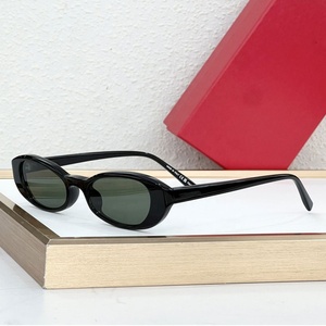 Women Cat Eye <b>Small</b> Face Designer <b>Sunglasses</b> Black <b>Frame</b> Fashion Polarized Lens Full Round <b>Frame</b> UV400 Luxury <b>Sunglasses</b> - Product Image 3