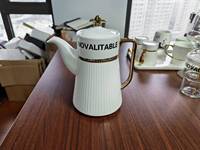 Ensemble de tasses et théière en céramique de porcelaine NOVALITABLE, classique, multi-usages, service à thé pour la maison, vaisselle de luxe légère, portable, capacité de 150 ml