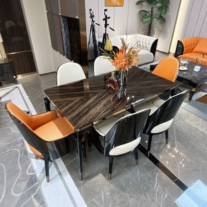 <span class=keywords><strong>Tavolo</strong></span> <span class=keywords><strong>da</strong></span> Pranzo Moderno di Lusso per <span class=keywords><strong>6</strong></span> Persone, in Legno Massello, Rettangolare, con Finitura Lucida - Product Image 1