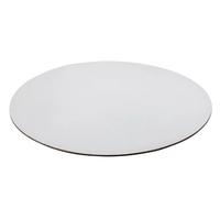 Plateau à gâteau rond en carton compressé, coupe festonnée, design personnalisé, qualité alimentaire, base robuste, plateau à gâteau doré