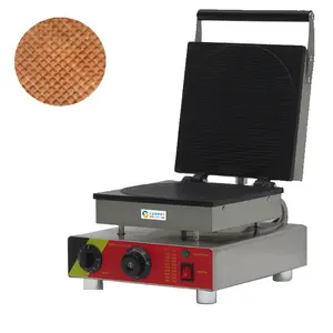 Commercial Round Plate Ice Cream Cone Waffle Maker Cone Maker Waffle Machine