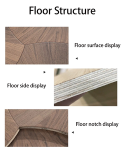 Châu Âu thiết kế sang trọng trang trí nội thất nghệ thuật sàn gỗ sồi thiết kế lá gỗ sàn gỗ cứng thiết kế chắp vá tầng - Product Image 2