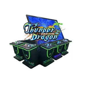 Perangkat lunak Game ikan 10 pemain Blue Thunder Dragon Ocean King 2 Monster Awaken Fish Table papan permainan