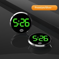 Horloge de voiture en alliage haute définition C05 46 mm, design élégant à écran tactile, affichage numérique LED, Chine