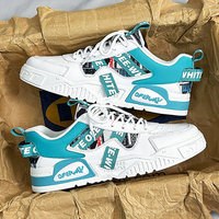 Chaussures de sport décontractées pour hommes, style campus, design multicolore, antidérapantes, légères, pour la course à pied et le skateboard, conception unique.