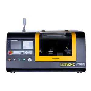 Aanpasbare Zwarte Doos Mini Metalen Cnc Draaibank Cnc210 Hobby Benchtop Mini Cnc Draaibank Voor School Training