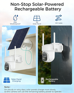 Cámara de Seguridad para Exteriores de Doble Lente y 6MP, Alimentada por Energía Solar, con 4 Canales, Base Doméstica, Almacenamiento Local y Gran Angular - Product Image 4