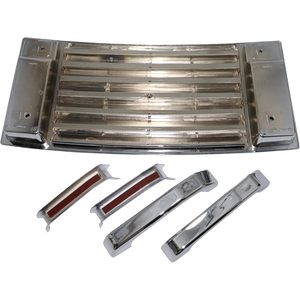 Grille de ventilation de capot Royal Sun, chromée, compatible avec Hummer H2 25928163 - Product Image 4