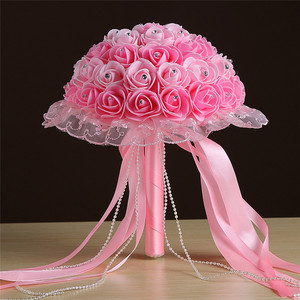 Ramo de Novia con Flores Artificiales, Accesorios para Boda, Ramo para Vestido de Novia - Product Image 4