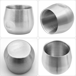 Vente en gros de tasses à café isothermes à double paroi 150 ml / 200 ml, Tazas De Cafe, gobelet en acier inoxydable, tasse à expresso - Product Image 3