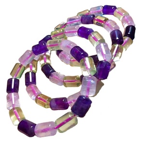 Di alta Qualità Ametista Citrino Perle di <span class=keywords><strong>Quarzo</strong></span> <span class=keywords><strong>Rosa</strong></span> Braccialetto Ametista Braccialetti di Perline - Product Image 6