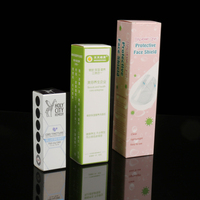 Boîte d'emballage personnalisée OEM pour maquillage, crème pour le visage, emballage en papier cosmétique, boîte de soin de la peau, boîte en papier pliable pour la vente au détail