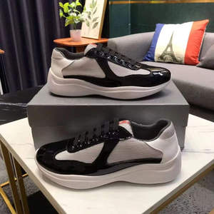 Chaussures de créateur rétro haut de gamme 2026 pour hommes, baskets en cuir véritable, style marche et course, baskets patchwork pour homme - Product Image 3