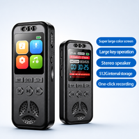 Mini enregistreur vocal numérique portable, appareil d'enregistrement audio professionnel avec réduction du bruit et activation vocale, avec fonction de lecture