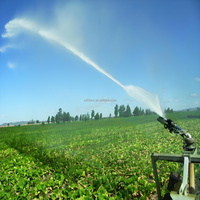Arroseur à canon de pluie rotatif à 360 ° Titans pour irrigation agricole à grande surface