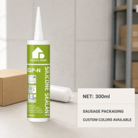 Fabricant de mastic silicone neutre pour fenêtres, portes, verre, étanche, résistant aux intempéries, cartouche de 300 ml, usine OEM
