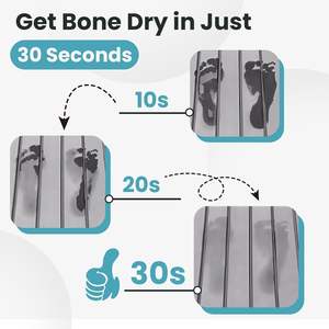 Thin Diatom Stone Anti-Slip Strong Water Absorbent Quick-Drying Reversible Foldable Massage <b>Floor</b> <b>Mat</b> Customized Color Bath - Product Image 5