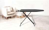Support de planche à repasser sur pied en métal, housse 100% coton, pliable, avec crochet, trois couches, 128x38cm, pour vêtements