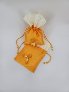 Pochette cadeau écologique traditionnelle pour mariage, réutilisable, légère, durable, en tissu polyester, pour festival, fête, tailles S, M, L, 0,7 kg - Product Image 5