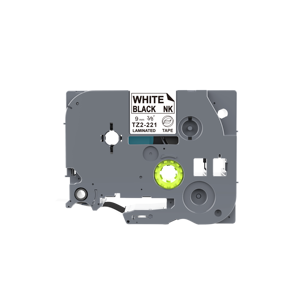 Ruban d'étiquetage compatible PUTY Tze-221 Tze 221 pour imprimante <span class=keywords><strong>P</strong></span>-<span class=keywords><strong>touch</strong></span> 9 mm Noir sur blanc Ruban de cartouche compatible Étiquette 9 mm - Product Image 4