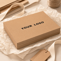 Boîte d'expédition plate en kraft personnalisée, boîte pliante multicouche en carton ondulé pour l'emballage de livraison d'accessoires e-commerce