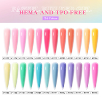 Vendeeni Gel de construction pour extensions d'ongles, Gel dur, Gel de construction TPO SANS HEMA, Étiquette personnalisée OEM, Couleurs fluorescentes, Gel UV de construction