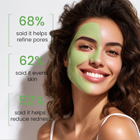 OEM ODM Boue hydratante pour le visage Bâton de masque à l'argile à l'armoise verte pour les points noirs