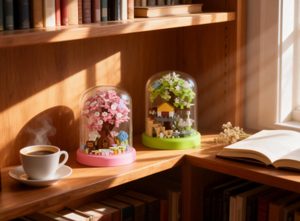 Bloques <span class=keywords><strong>de</strong></span> Construcción Casa en el Árbol Cuatro Estaciones |   Mini Paisaje Kawaii con Cúpula <span class=keywords><strong>de</strong></span> Cristal |   Set <span class=keywords><strong>de</strong></span> Modelismo y Juguetes DIY |   Decoración del Hogar y Regalos - Product Image 3