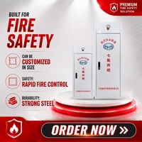 Système d'extinction d'incendie FM200 HFC-227ea en acier inoxydable, sans canalisation, à agent propre, double armoire automatique pour centre de données