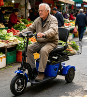 Tricycle électrique pliable pour adultes en stock dans l'entrepôt de l'UE, vélo électrique à 3 roues avec batterie amovible, panier avant, siège confortable, idéal pour les voyages