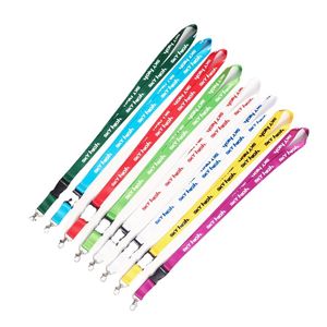 สายคล้องคอแบบกำหนดเองพร้อมโลโก้และสีตามสั่ง ราคาโรงงาน ขนาด 80 85 90 ซม. พร้อมตะขอพลาสติก สำหรับพนักงานและนักเรียน - Product Image 3