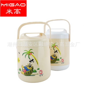 Migao Cartoon Stainless Steel Insulated Pot 1-3L Portable Lunch Box Bento <b>Container</b> With Handle - Product Image 3