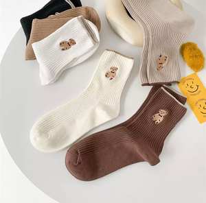 Chaussettes pour femmes les moins chères Mollet moelleux mignon <span class=keywords><strong>demi</strong></span>-grande taille avec nœud cheville chat mélange enfants hommes personnalisés femmes - Product Image 1