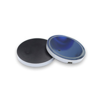 Sous-verres lumineux LED pour appuie-tête de voiture, écologiques, en acrylique, porte-gobelet de 6,8 cm |   Accessoires de voiture antidérapants de style moderne