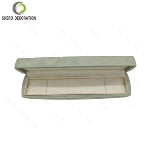 Wholesale Suede Velvet Ring Bracelet Bangle Necklace Pendant Earring Packing <b>Jewelry</b> Box Custom logo Material Style for Display - Product Image 6