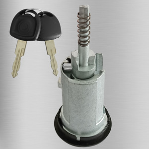Opel Ignition <b>Lock</b> Cylinder Ob245d3 Left Slot <b>Key</b> Automotive Part 2 <b>Keys</b> Black Cylindrical <b>Lock</b> - Product Image 4