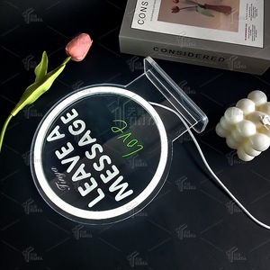 LAMPE DE TABLE « LAISSEZ UN MESSAGE » – Enseigne Néon LED Personnalisée – Cadeau Idéal pour Fêtes et Décorations - Product Image 5