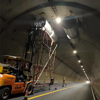 Silencieux 2D, diffuseurs de décharge de ventilateurs, atténuateurs de bruit de tunnel, ventilateurs axiaux/jet antidéflagrants, ventilateurs électriques à roulement à billes HUABO SDS
