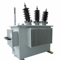 Transformateur de distribution triphasé immergé dans l'huile à enroulement en aluminium S11, 50/60Hz, entrée 10kV/6kV/35kV