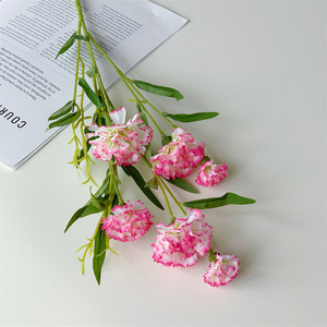 Qingyu Chronicle – Fleurs artificielles en soie rose pour décoration intérieure, arrangement floral, cadeau pour la fête des mères - Product Image 4