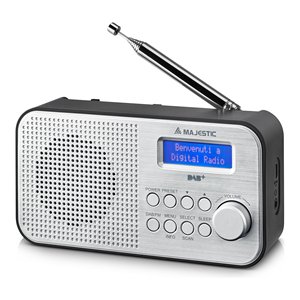Radio Rt 194 Dab (Recargable) Plateado y Negro 109194 - Product Image 1