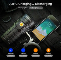 Sofirn Q8 Plus 16000 Lumens Lampes de poche LED Rechargeable Étanche Puissante Torche en alliage d'aluminium avec Anduril 2.0