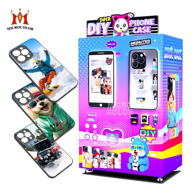 Custom Printing Phone Case Vending Machines Smartphone Accessories Mobile Cover Phone Case Printer 247 Cashless Vending Machines