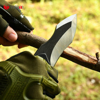 MEILLEUR VENDEUR couteau de chasse de survie couteau Bowie tactique à lame fixe avec gaine Kydex Camping couteau de Bushcraft en plein air
