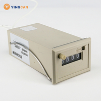 Compteur d'accumulateurs électromagnétiques à quatre chiffres CKS4-NKW avec conception d'installation par ressort de carte